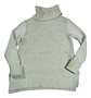 Sweater De Cuello Alto Vera Wang Gris Con Brillos - Talla L - Miniatura 7