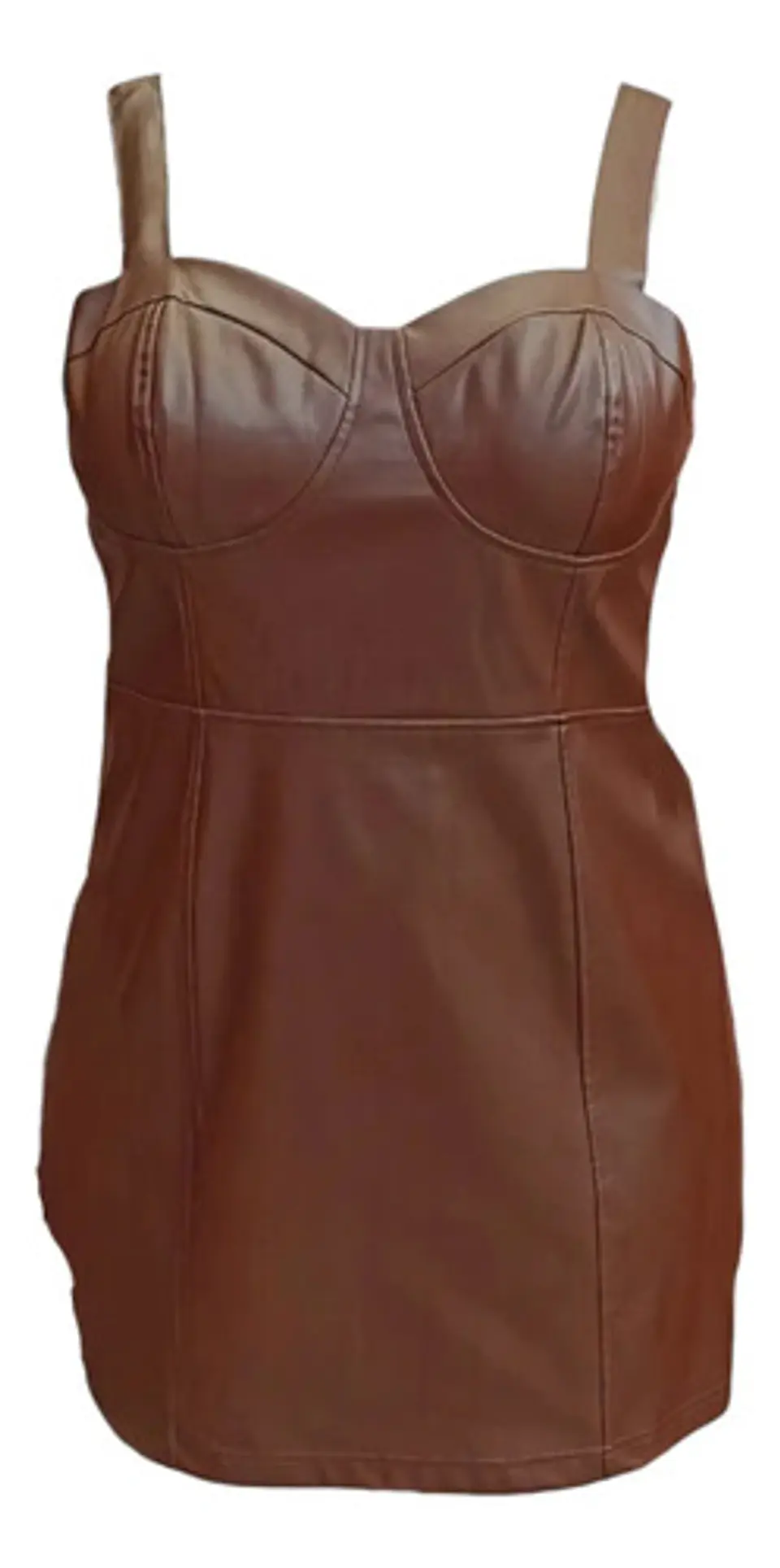 Vestido Importado Ajustado De Cuero Sintético -  A New Day 8