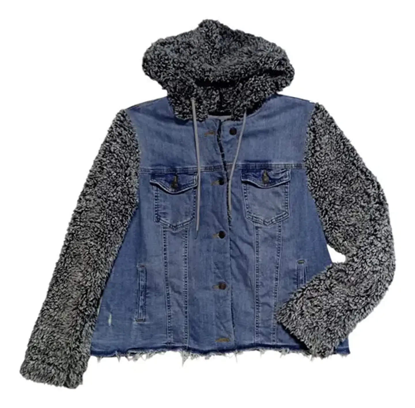 Chaqueta De Mezclilla Y Sherpa Maurices Tallas Grandes  Xl 2