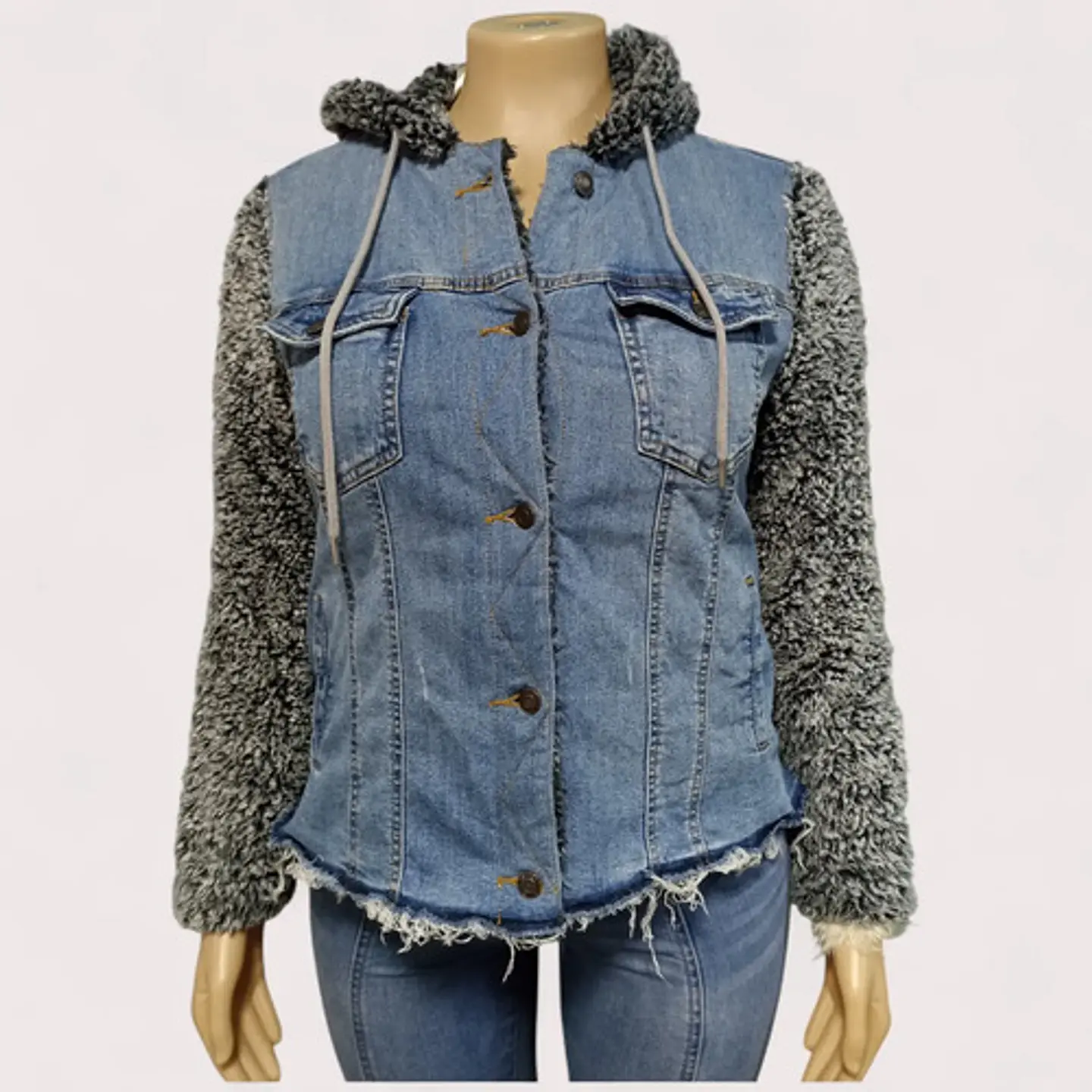 Chaqueta De Mezclilla Y Sherpa Maurices Tallas Grandes  Xl 3