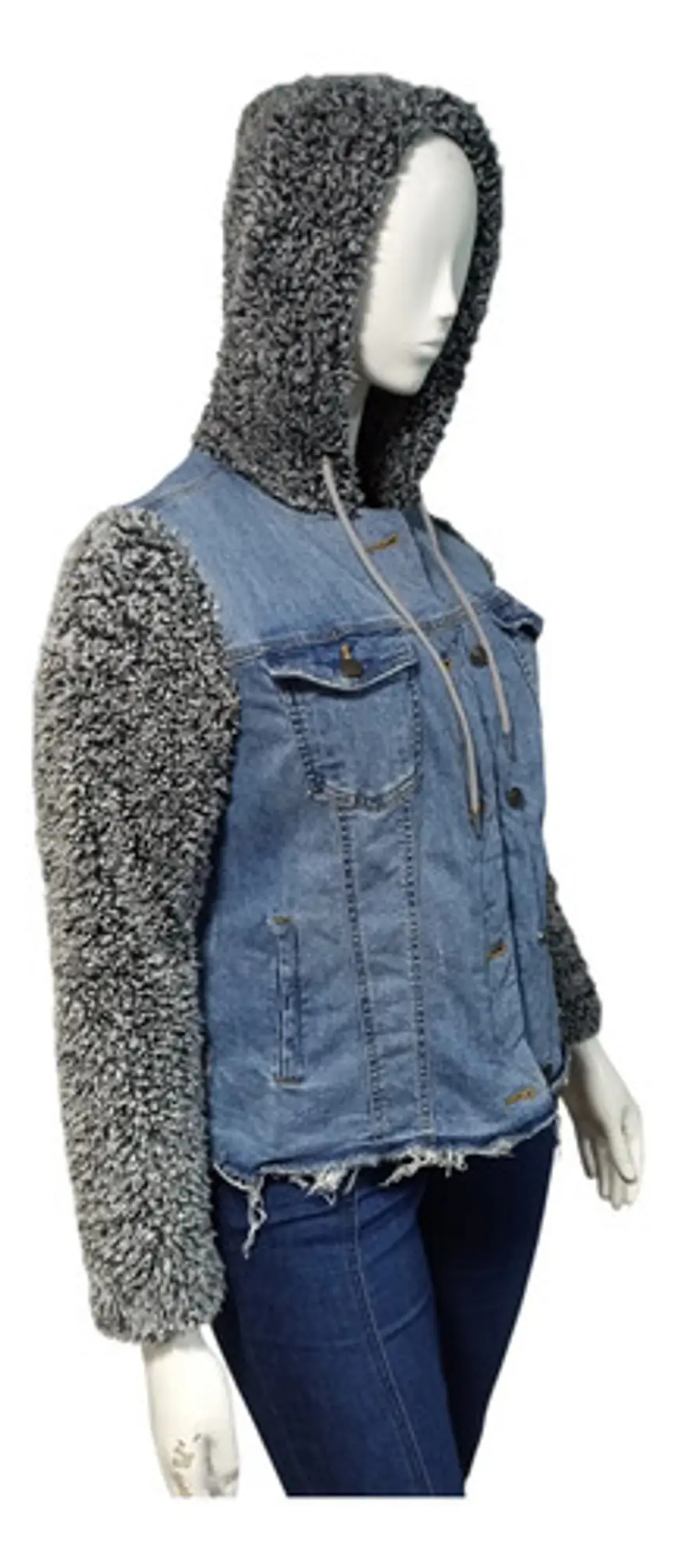 Chaqueta De Mezclilla Y Sherpa Maurices Tallas Grandes  Xl 4