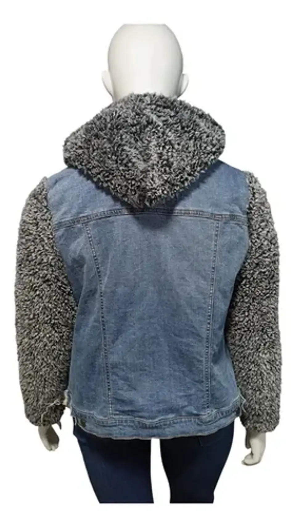 Chaqueta De Mezclilla Y Sherpa Maurices Tallas Grandes  Xl 5