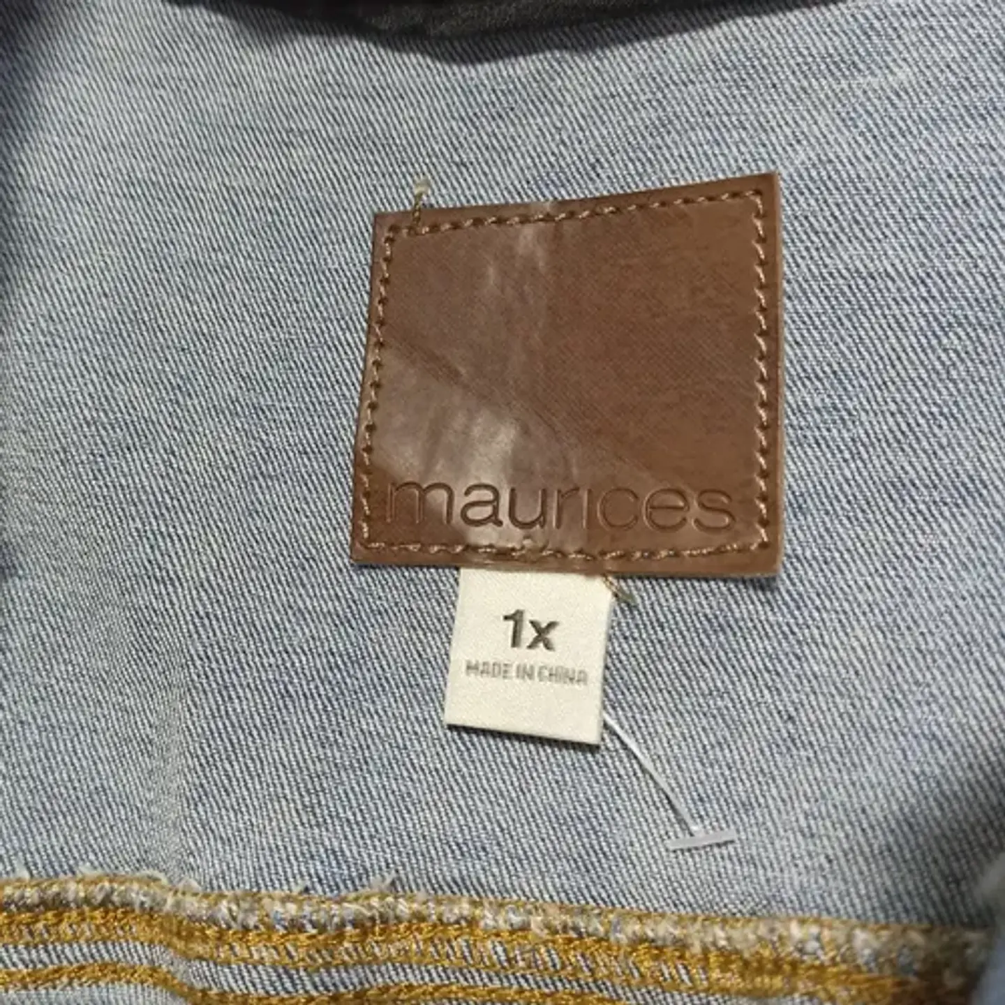 Chaqueta De Mezclilla Y Sherpa Maurices Tallas Grandes  Xl 6