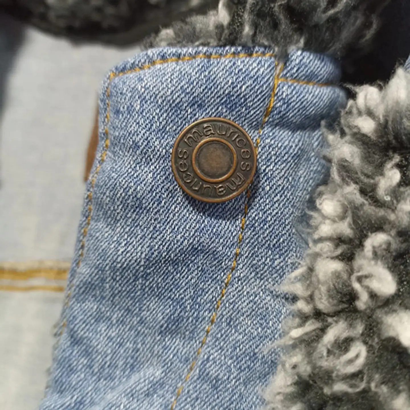 Chaqueta De Mezclilla Y Sherpa Maurices Tallas Grandes  Xl 7
