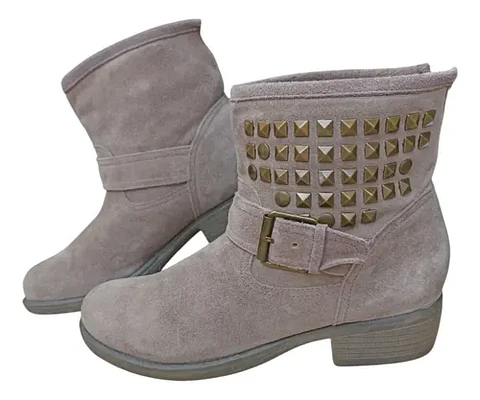 Botín Steve Madden Outlaw Cuero Gamuza Talla 36 - Semi Nuevos