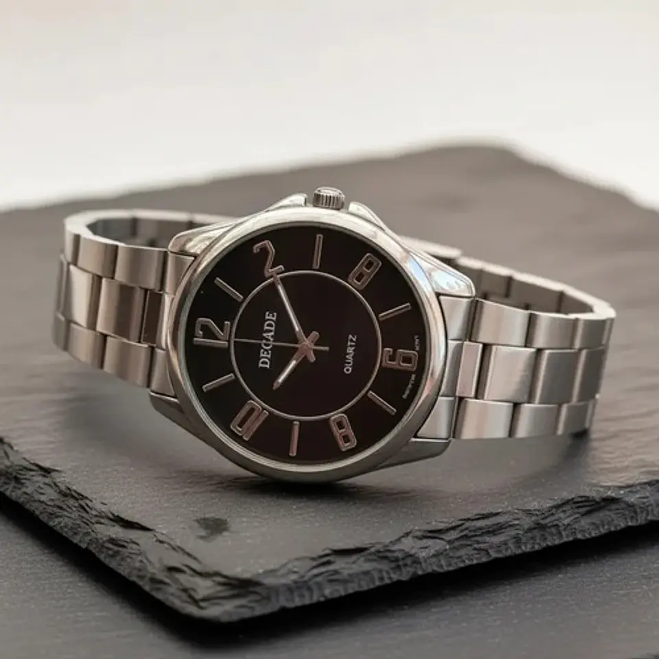 Reloj Marca Decade Pulsera Metalica Para Hombre 1