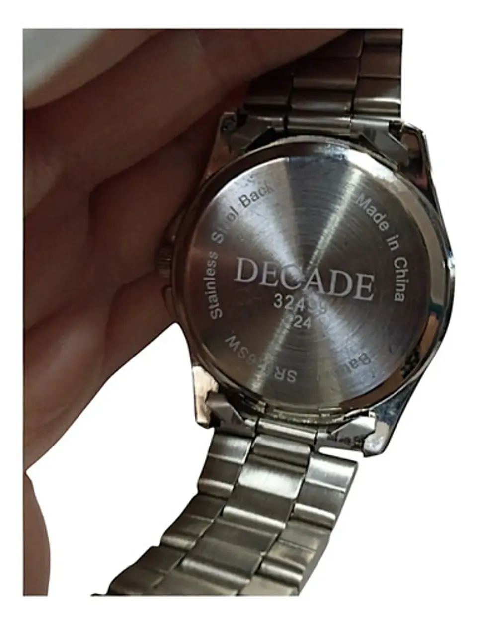 Reloj Marca Decade Pulsera Metalica Para Hombre 8