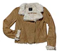 Chaqueta Biker Gamuza Y Piel Sintética Love Tree - Talla S - Miniatura 4