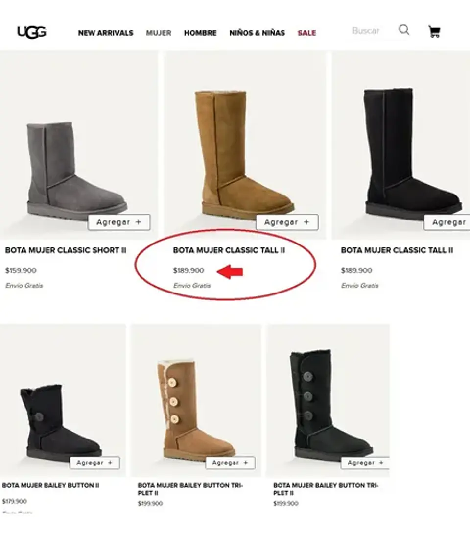 Botas UGG Australia Classic Tall Castaño - Talla 35 9