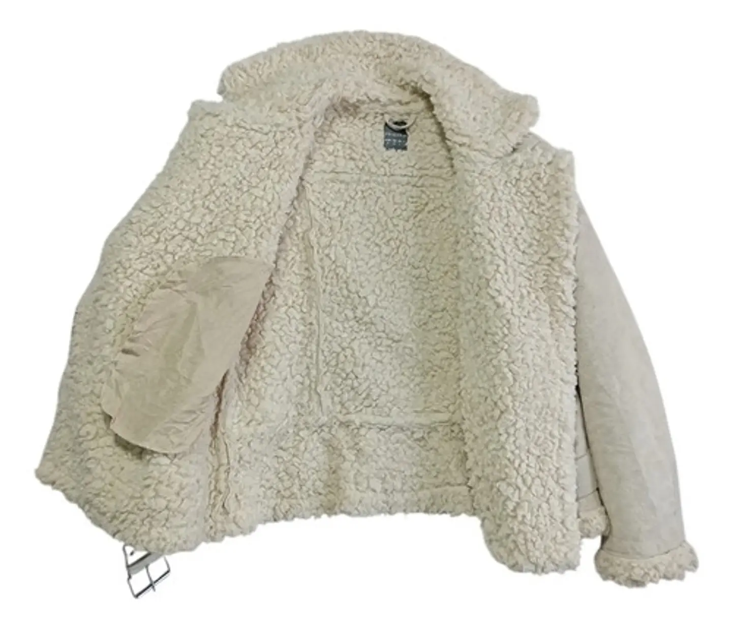 Chaqueta Aviadora Gamuza/piel Sintética Primark Talla M - L 7