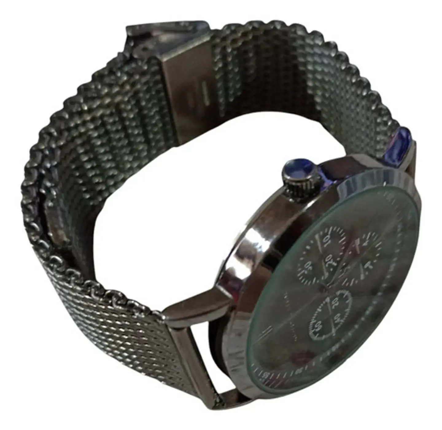 Reloj Geoffrey Beene Con Correa De Malla - Como Nuevo! 5