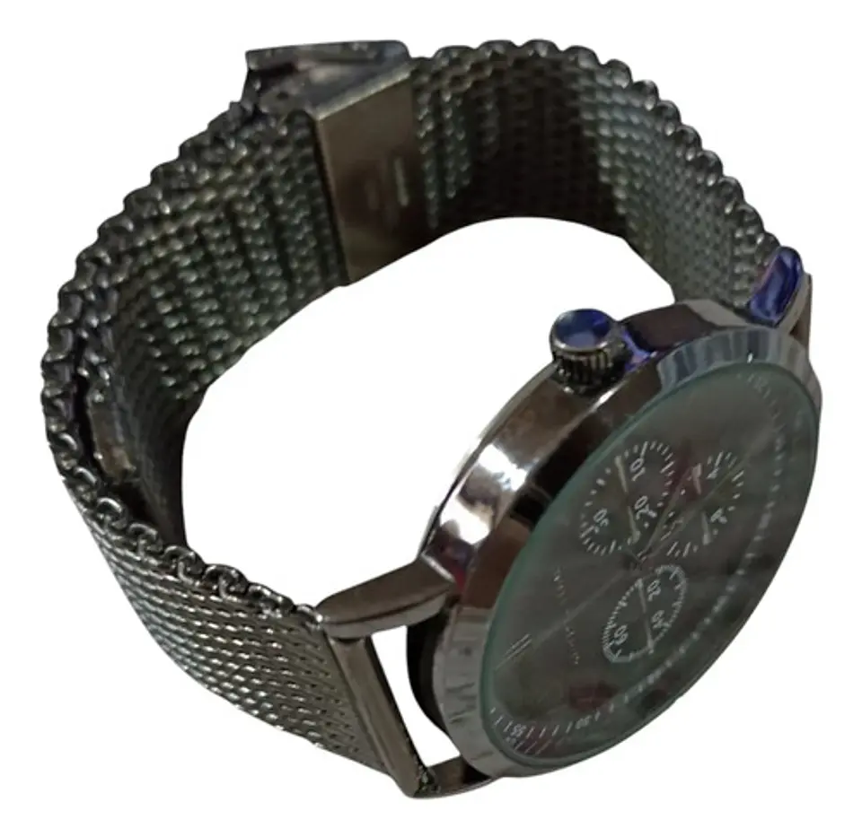 Reloj Geoffrey Beene Con Correa De Malla - Como Nuevo! 5