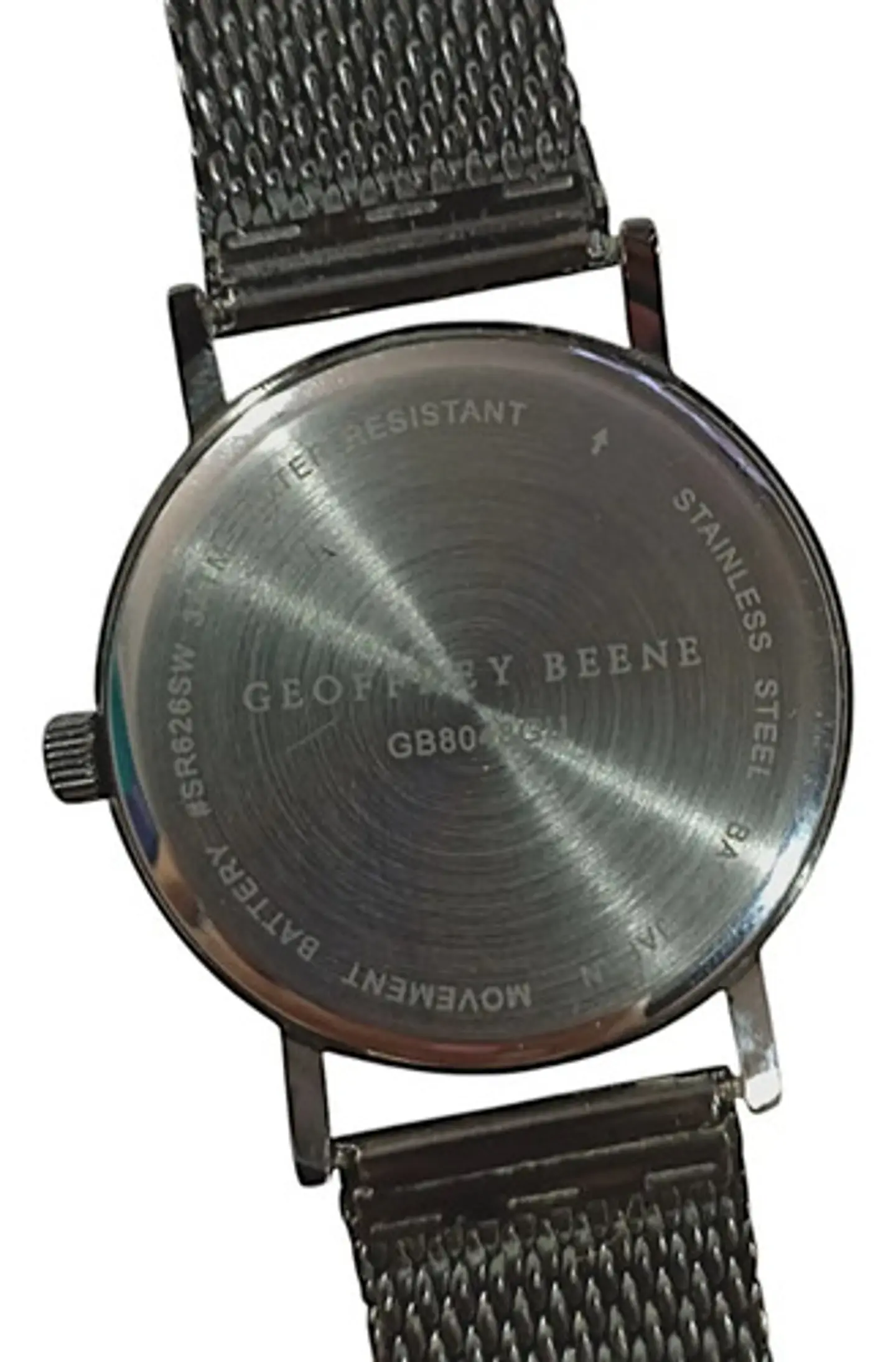 Reloj Geoffrey Beene Con Correa De Malla - Como Nuevo! 8