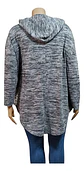 Cardigan Oversize Con Capucha - Xersion Talla Grande 2xl - Miniatura 5