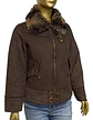 Chaqueta Tipo Aviadora de Gamuza y Piel Sintética - Talla L - Miniatura 3