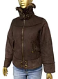 Chaqueta Tipo Aviadora de Gamuza y Piel Sintética - Talla L - Miniatura 5