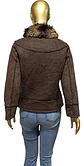 Chaqueta Tipo Aviadora de Gamuza y Piel Sintética - Talla L - Miniatura 6
