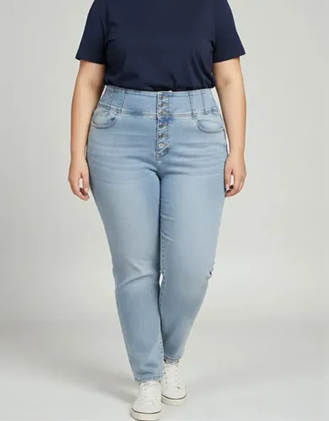 Jeans Skinny Cintura Alta Talla Grande 52-54 (18usa)