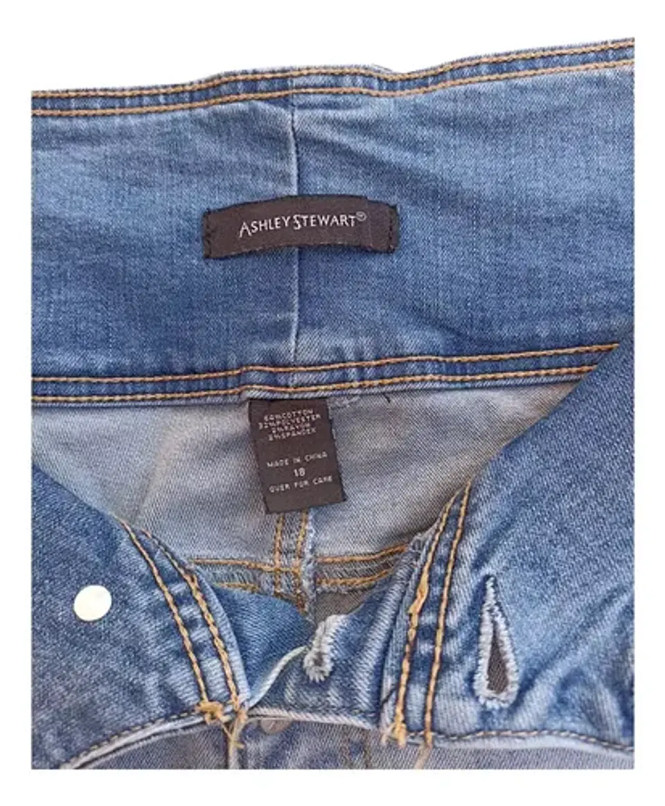 Jeans Skinny Cintura Alta Talla Grande 52-54 (18usa) 7