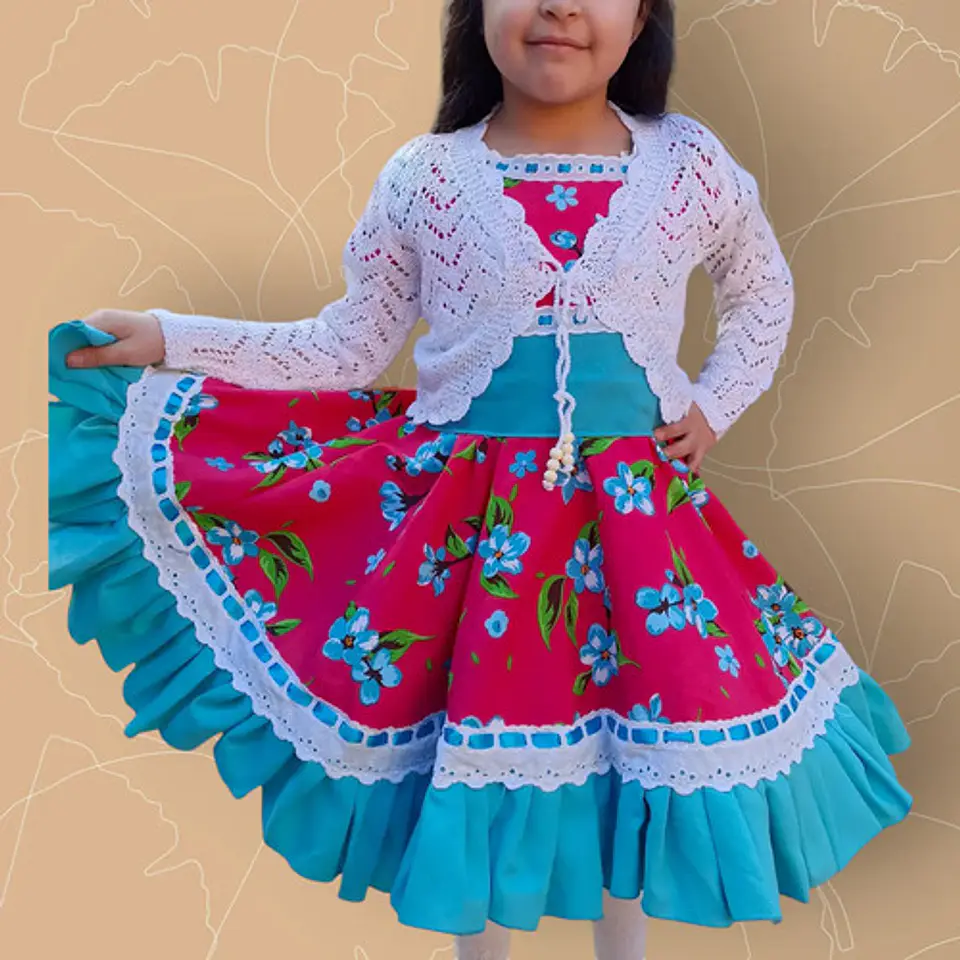 Bolerito Blanco De Hilo Tejido A Mano Para Bautizos/vestidos 4
