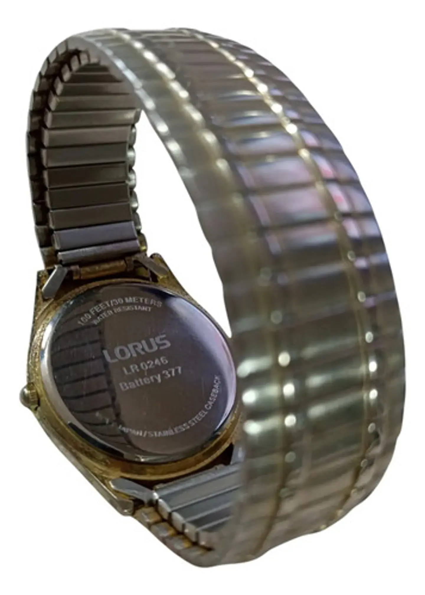 Reloj Lorus Vintage Para Hombre Con Fecha Y Pulsera Elástica 6