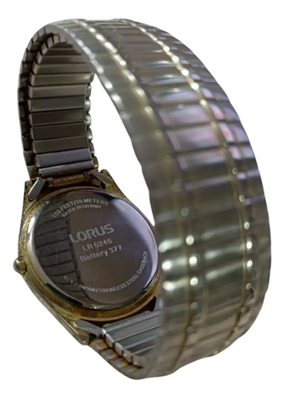 Reloj Lorus Vintage Para Hombre Con Fecha Y Pulsera Elástica 6