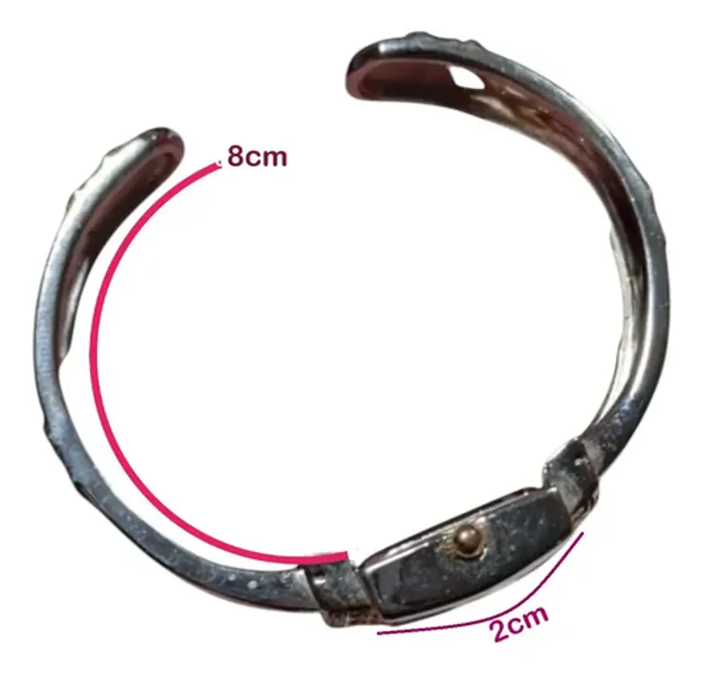 Reloj Brazalete Vintage Marca Vivani De Acero Inoxidable 8
