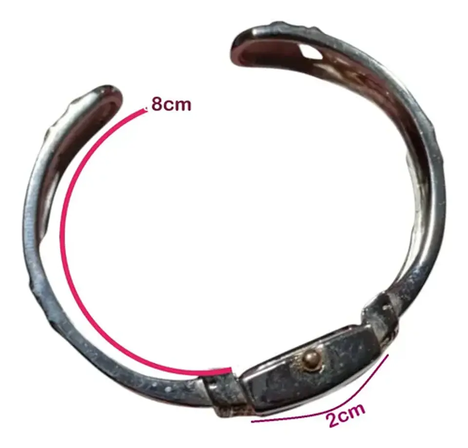 Reloj Brazalete Vintage Marca Vivani De Acero Inoxidable 8
