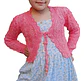 Bolerito De Hilo Tejido A Mano Para Niñas - Colores Y Tallas - Miniatura 3