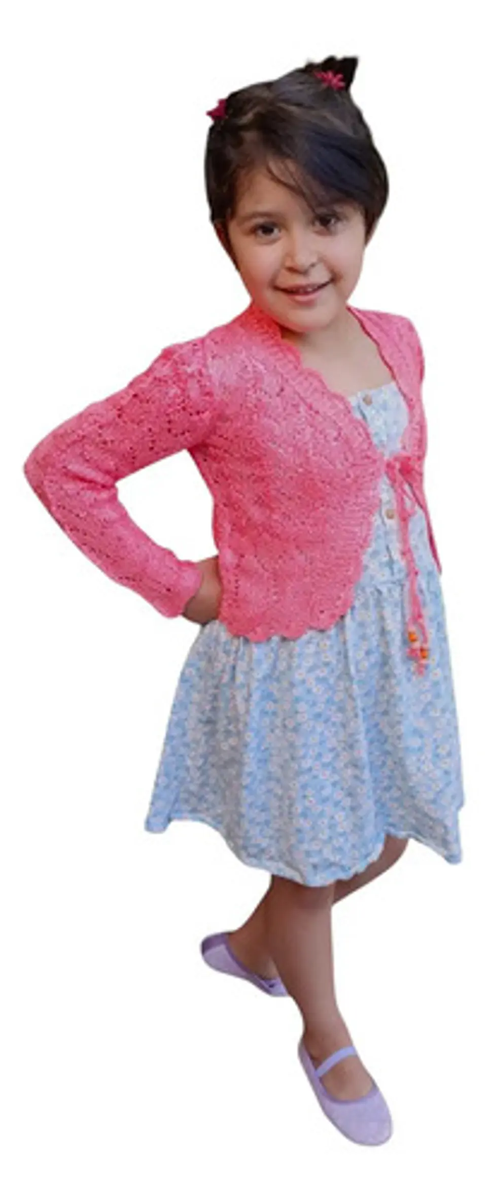 Bolerito De Hilo Tejido A Mano Para Niñas - Colores Y Tallas 4