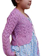 Bolerito De Hilo Tejido A Mano Para Niñas - Colores Y Tallas - Miniatura 10