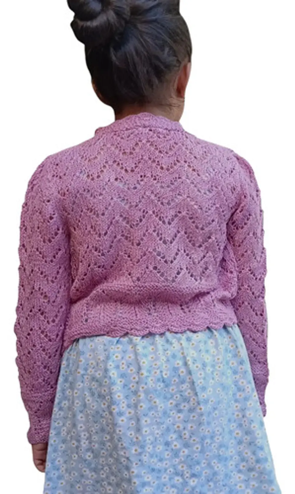 Bolerito De Hilo Tejido A Mano Para Niñas - Colores Y Tallas 11