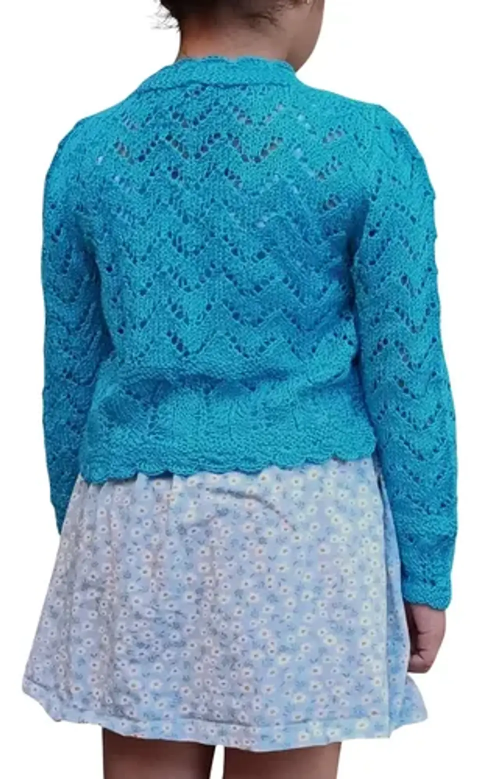 Bolerito De Hilo Tejido A Mano Para Niñas - Colores Y Tallas 17