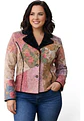 Abrigo Tipo Blazer de Gamuza Y Piel Sintética - Talla XL - Miniatura 1