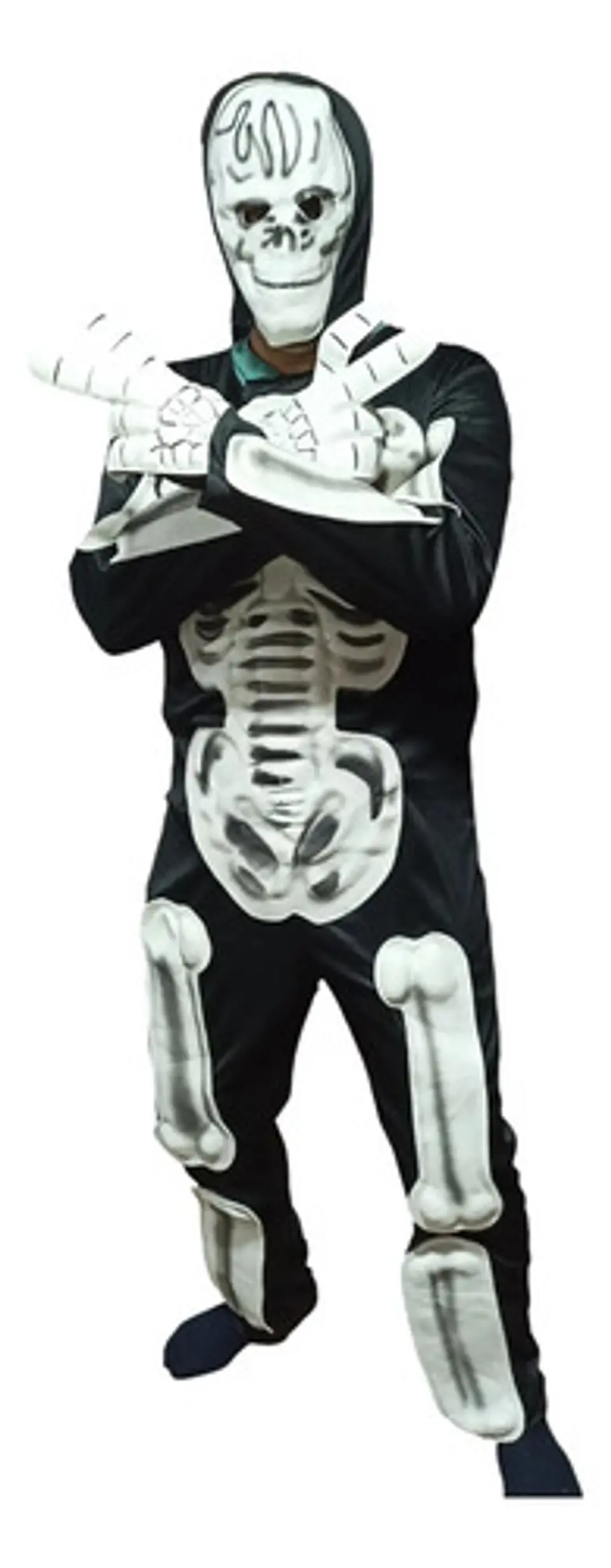 Disfraz De Esqueleto Con Relieve - Adulto Unisex Estándar 4