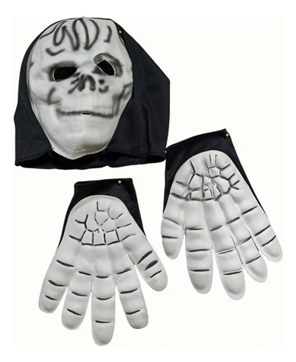 Disfraz De Esqueleto Con Relieve - Adulto Unisex Estándar 8