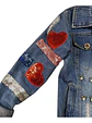 Chaqueta De Mezclilla Con Aplique De Lentejuelas Talla 4-5 - Miniatura 5