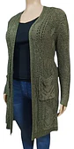 Cárdigan Suéter Abierto Calado Knox Rose Tallas Grandes 2xl - Miniatura 5