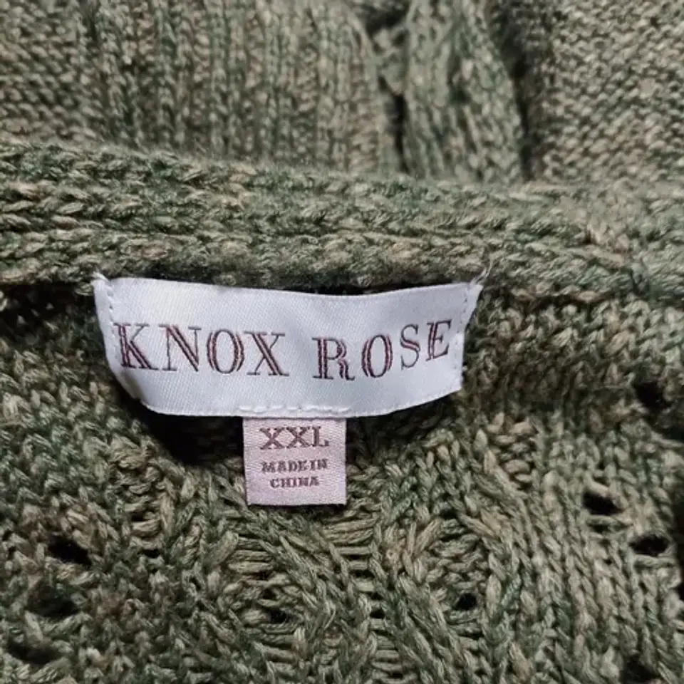 Cárdigan Suéter Abierto Calado Knox Rose Tallas Grandes 2xl 7