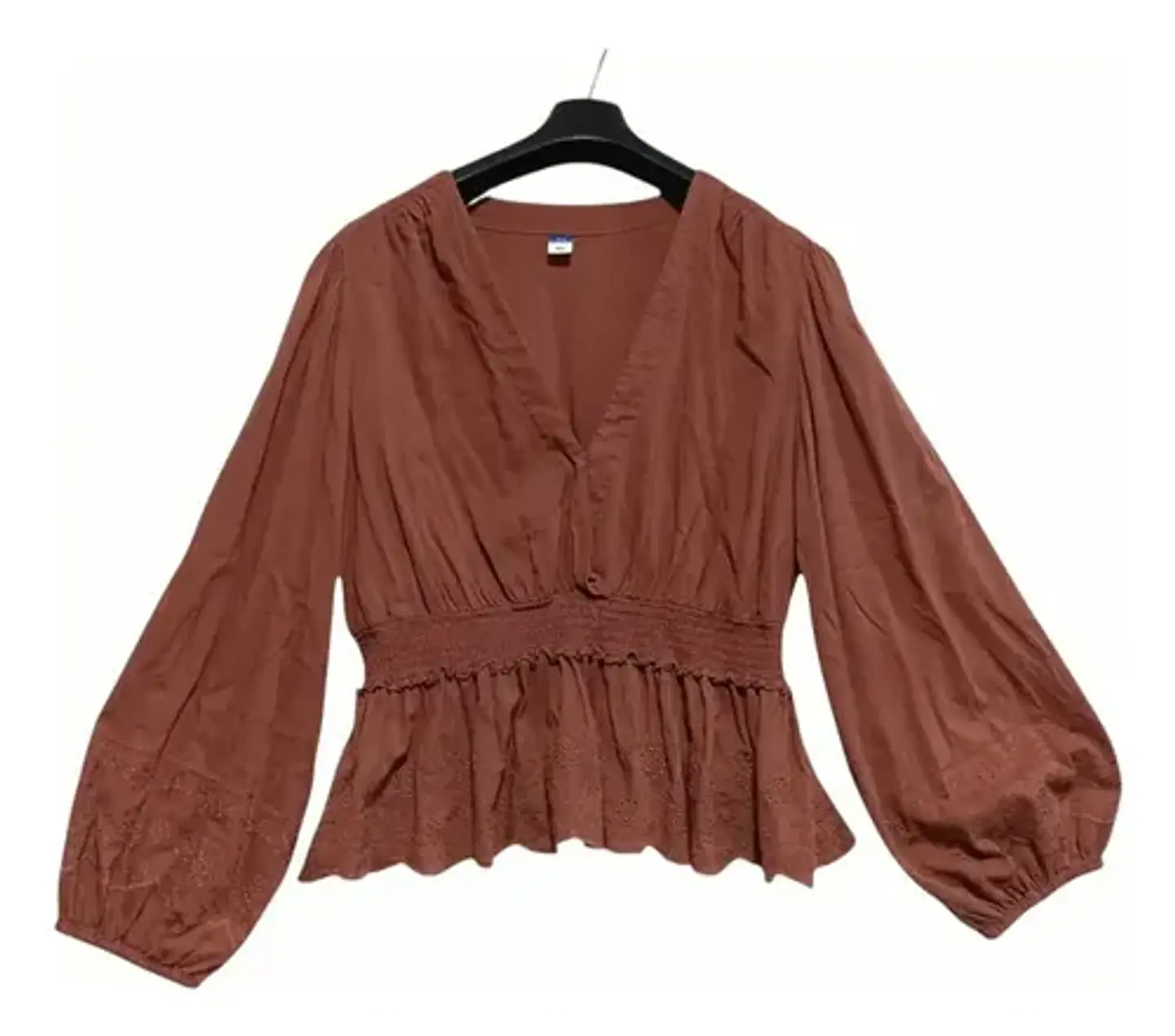 Blusa Old Navy Bordada Manga Abullonada Talla Grande 2xl 6