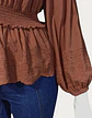Blusa Old Navy Bordada Manga Abullonada Talla Grande 2xl - Miniatura 8