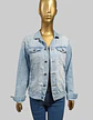 Chaqueta de Mezclilla Diseño Platillo Volador Lentejuelas - Talla M - Miniatura 4
