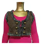 Chaqueta Sin Mangas Vintage Shearling Doca - Talla M - Miniatura 2