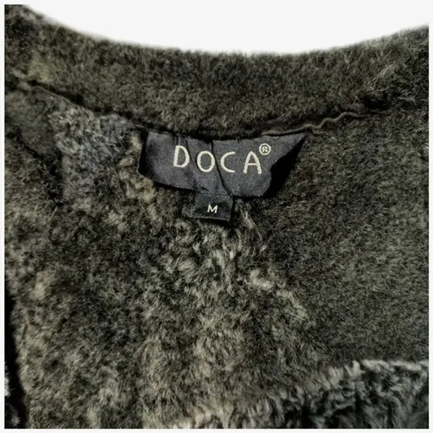 Chaqueta Sin Mangas Vintage Shearling Doca - Talla M 7