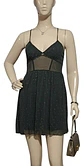 Vestido De Fiesta Corto Juvenil De Tul Traslucido Talla M - Miniatura 2