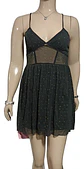 Vestido De Fiesta Corto Juvenil De Tul Traslucido Talla M - Miniatura 4