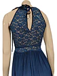 Vestido De Fiesta Azul Con Cuello Halter - Importado Talla S - Miniatura 7
