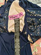 Vestido De Fiesta Azul Con Cuello Halter - Importado Talla S - Miniatura 8
