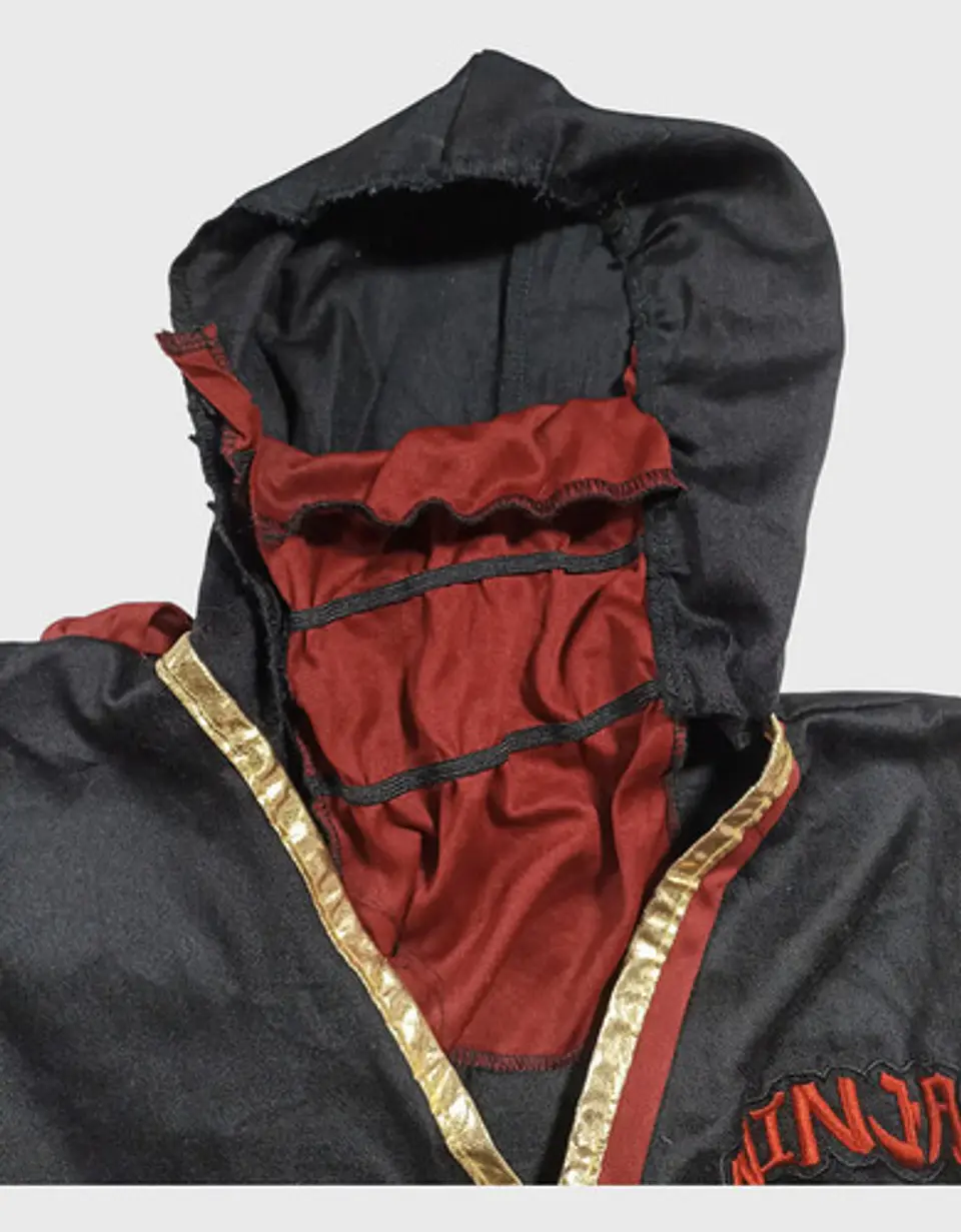 Disfraz De Ninja Unisex Talla 4 - 6 Años 4