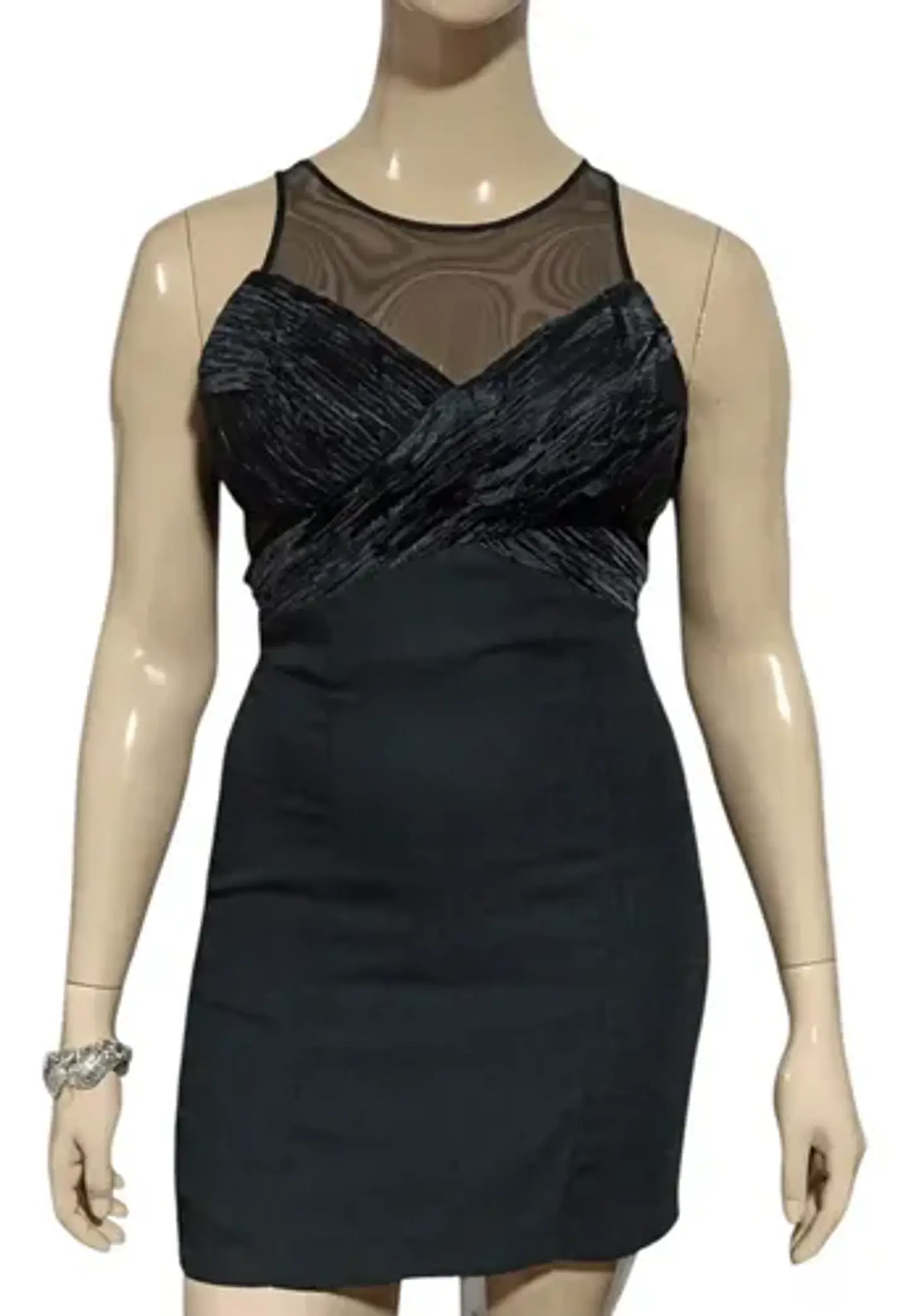 Vestido De Fiesta Ajustado Con Escote Corazón Talla L 3